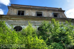 Viennaslide-04281419h Niederösterreich, verfallenes Schloss Ladendorf