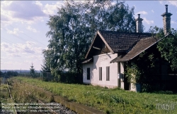 Viennaslide-04289924 Niederösterreich, Eibesbrunn, aufgelassene Lokalbahnstrecke