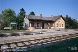 Viennaslide-04289941 Niederösterreich, Engelhartstetten, aufgelassene Lokalbahnstrecke