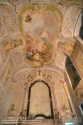 Viennaslide-04301728h Schloss Ebenfurth, Kapelle mit Fresko von Franz Anton Maulpertsch