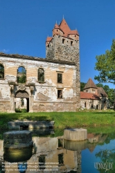 Viennaslide-04301927h Pottendorf, Schlossruine - Austria, Pottendorf, Ruin of old Moated Castle