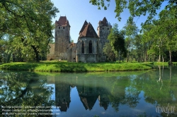 Viennaslide-04301931h Pottendorf, Schlossruine - Austria, Pottendorf, Ruin of old Moated Castle