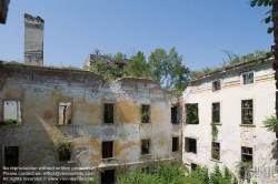 Viennaslide-04301935 Schloss Pottendorf war ein bis nach 1945 bedeutendes Wasserschloss in der niederösterreichischen Gemeinde Pottendorf. Es wurde 1130 erstmals urkundlich mit Rudolf von Pottendorf erwähnt und dürfte kurz vorher erbaut worden sein. Es ist heute weitgehend ruinös, obwohl es samt Kapelle und Parkanlagen unter Denkmalschutz steht.