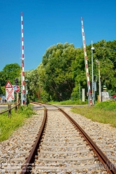 Viennaslide-04303334f Bahnstrecke Kaltenleutgeben, Bahnübergang