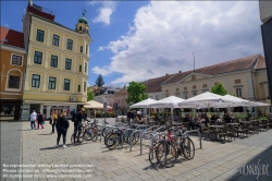 Viennaslide-04313106 Wiener Neustadt, Fußgängerzone