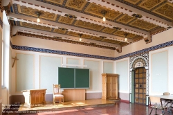 Viennaslide-04314116 Niederösterreich, Berndorf, Gotische Stilklasse in den von Arthur Krupp errichteten Schulen, 1896 - Lower Austria, Berndorf, Gothic Style Classroom, 1896