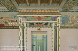 Viennaslide-04314136 Niederösterreich, Berndorf, Ägyptische Stilklasse in den von Arthur Krupp errichteten Schulen, 1896 - Lower Austria, Berndorf, Egyptian Style Classroom, 1896