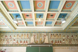 Viennaslide-04314137 Niederösterreich, Berndorf, Ägyptische Stilklasse in den von Arthur Krupp errichteten Schulen, 1896 - Lower Austria, Berndorf, Egyptian Style Classroom, 1896