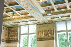 Viennaslide-04314144 Niederösterreich, Berndorf, Ägyptische Stilklasse in den von Arthur Krupp errichteten Schulen, 1896 - Lower Austria, Berndorf, Egyptian Style Classroom, 1896