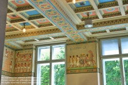 Viennaslide-04314144h Niederösterreich, Berndorf, Ägyptische Stilklasse in den von Arthur Krupp errichteten Schulen, 1896 - Lower Austria, Berndorf, Egyptian Style Classroom, 1896