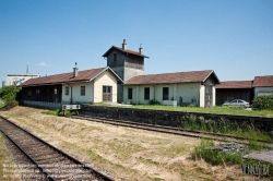 Viennaslide-04385518 Wieselburg, Bahnhof