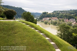 Viennaslide-04410133 Österreich, Linz, Donau, Stadtpanorama - Austria, Linz, Danube, Panorama