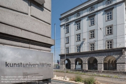 Viennaslide-04411506f Linz, Hauptplatz, Brückenkopfgebäude, Kunstuniversität