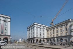 Viennaslide-04411507f Linz, Hauptplatz, Brückenkopfgebäude, Kunstuniversität