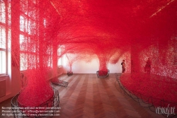 Viennaslide-04411962 Linz, Höhenrausch 2018, Chiharu Shiota, Uncertain Journey