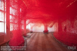 Viennaslide-04411963 Linz, Höhenrausch 2018, Chiharu Shiota, Uncertain Journey