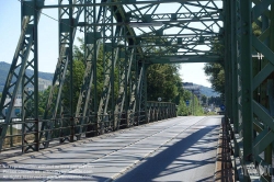 Viennaslide-04419081 Linz, historische Eisenbahnbrücke