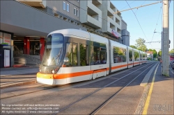 Viennaslide-04419101 Linz, Straßenbahn, Haltestelle Auwiesen // Linz, Tramway, Tramstop Auwiesen 