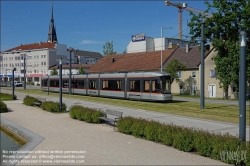 Viennaslide-04419402 Traun bei Linz, Straßenbahn // Traun near Linz, Tramway