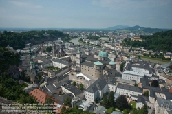 Viennaslide-04510804 Salzburg, Stadtpanorama, Blick auf Kapitelplatz und Dom - Salzburg, Panoramic View to Kapitelplatz and Dome