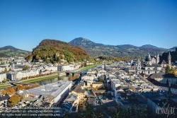 Viennaslide-04510811f Salzburg, Stadtpanorama Richtung Kapuzinerberg - Salzburg, Panoramic View