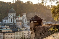 Viennaslide-04510825f Salzburg, Stadtpanorama mit Universitätskirche - Salzburg, Panoramic View