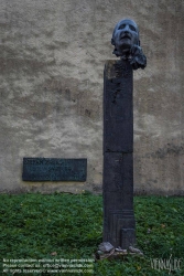 Viennaslide-04512608 Salzburg, Kapuzinerberg, Denkmal Stefan Zweig