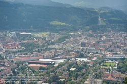 Viennaslide-04610101f Innsbruck, Panorama mit Blick auf die Nordkette