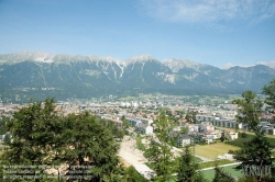 Viennaslide-04610102 Innsbruck, Panorama mit Blick auf die Nordkette