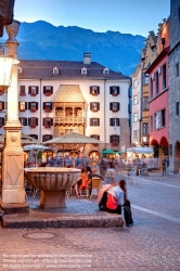 Viennaslide-04611103f Innsbruck, Altstadt, Goldenes Dachl - Innsbruck, Golden Roof