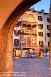 Viennaslide-04611104f Innsbruck, Altstadt, Goldenes Dachl - Innsbruck, Golden Roof