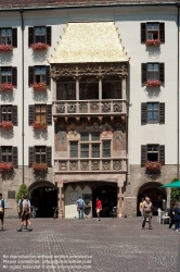 Viennaslide-04611112 Innsbruck, Altstadt, Goldenes Dachl - Innsbruck, Golden Roof