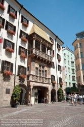 Viennaslide-04611114 Innsbruck, Altstadt, Goldenes Dachl - Innsbruck, Golden Roof