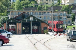Viennaslide-04619002 Innsbruck, Localbahnmuseum, historische Straßenbahn