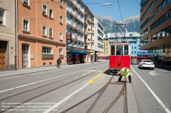 Viennaslide-04619009 Innsbruck, historische Straßenbahn