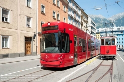 Viennaslide-04619010 Innsbruck, historische Straßenbahn