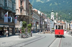 Viennaslide-04619016 Innsbruck, historische Straßenbahn