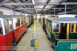 Viennaslide-04619037 Innsbruck, Localbahnmuseum, historische Straßenbahn