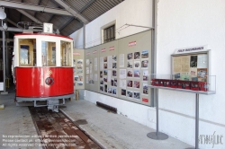Viennaslide-04619039 Innsbruck, Localbahnmuseum, historische Straßenbahn