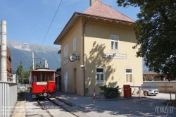 Viennaslide-04619040 Innsbruck, Localbahnmuseum, historische Straßenbahn