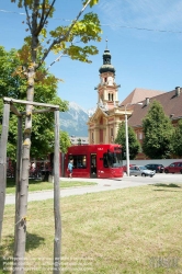 Viennaslide-04619604 Innsbruck, Straßenbahnlinie 6 nach Igls