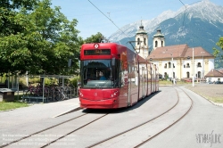 Viennaslide-04619605 Innsbruck, Straßenbahnlinie 6 nach Igls