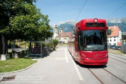 Viennaslide-04619607 Innsbruck, Straßenbahnlinie 6 nach Igls