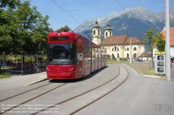 Viennaslide-04619635 Innsbruck, Straßenbahnlinie 6 nach Igls