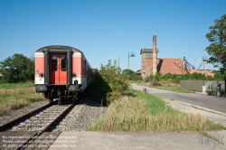 Viennaslide-04720102 Burgenland, abgestellte Reisezugwaggons in Neudorf bei Parndorf