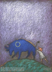 Viennaslide-05000139 Symbol Europa, Illustration von Gerhard Gepp