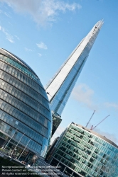 Viennaslide-05170310 City Hall is the headquarters of the Greater London Authority (GLA) which comprises the Mayor of London and the London Assembly. It is located in Southwark, on the south bank of the River Thames near Tower Bridge. It was designed by Norman Foster.