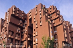 Viennaslide-05443105 Barcelona, Walden 7 von Ricardo Bofill, 1970 - Barcelona, Walden 7 by Ricardo Bofill, 1970