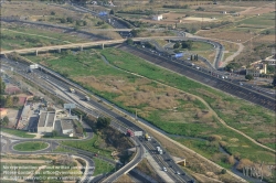 Viennaslide-05450013 Valencia, Luftbild, Turia, Südplan, Neues Flussbett // Valencia, Aerial View, Turia River, New River Bed