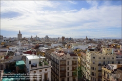 Viennaslide-05450101 Spanien, Valencia, Stadtpanorama von Torres de Serranos // Spain, Valencia, Panorama from Torres de Serranos